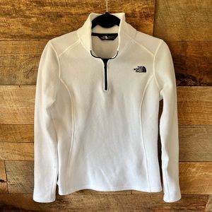 North face half zip fleece sweater
